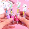 Multicolor Unicorn 4 in 1 Mini Color Pen