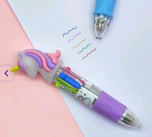 Beautiful Unicorn 4 in 1 Mini Color Pen