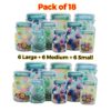 Printed Reusable Zip Lock Bags / Mason Jar Bags / Nut Bags / Fridge Bags