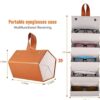 5 Slot Portable Foldable Eyeglasses / SunGlassess / Goggle Organizer Box