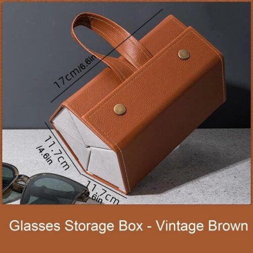 5 Slot Portable Foldable Eyeglasses / SunGlassess / Goggle Organizer Box