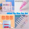 Chisel Tip Glue Pen Set - Pack of 6 Glue Pens