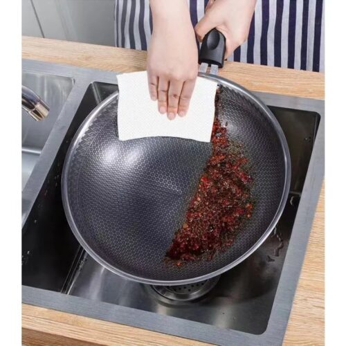 Kitchen Cleaning Wet Wipes- XL size - 80 Wipes