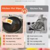 Kitchen Cleaning Wet Wipes- XL size - 80 Wipes
