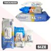 Kitchen Cleaning Wet Wipes- XL size - 80 Wipes