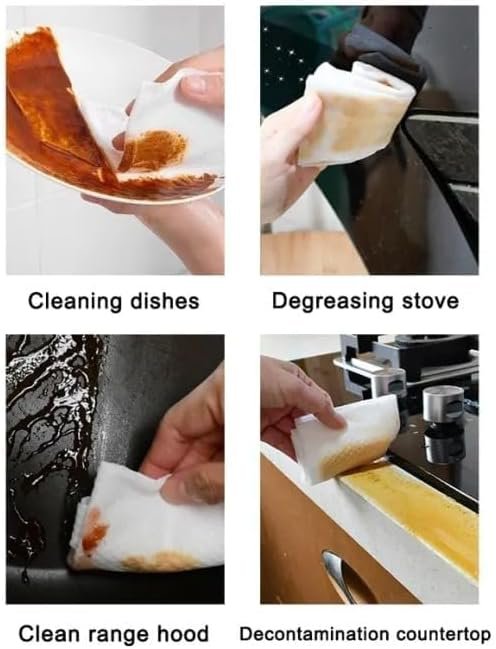 Kitchen Cleaning Wet Wipes- XL size - 80 Wipes