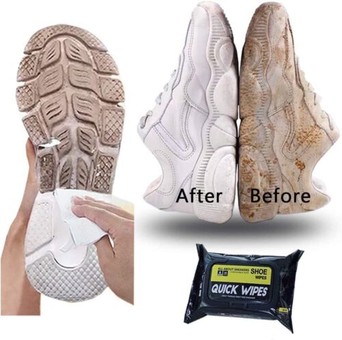 Shoe Shine Wipes - Pack of 80 Wipes
