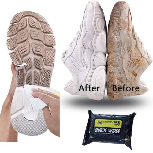 Shoe Shine Wipes - Pack of 80 Wipes