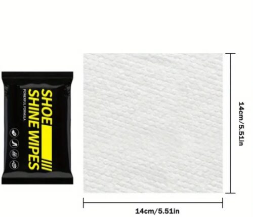 Shoe Shine Wipes - Pack of 80 Wipes