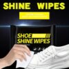 Shoe Shine Wipes - Pack of 80 Wipes