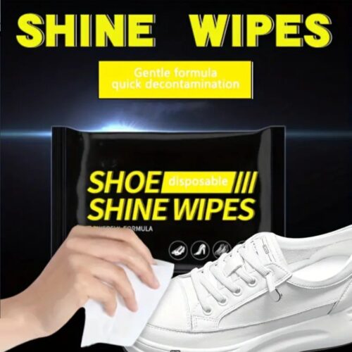 Shoe Shine Wipes - Pack of 80 Wipes