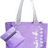 Agnies Voyage Tote Bag with Pouch- Heavy Imported Quality