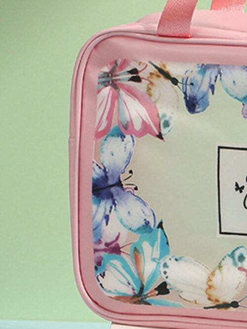 Stylish Butterfly Pattern Multipurpose Travel Wash Bag