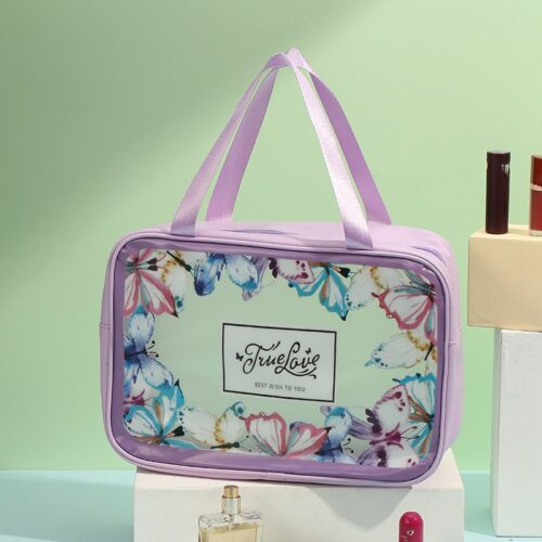 Stylish Butterfly Pattern Multipurpose Travel Wash Bag
