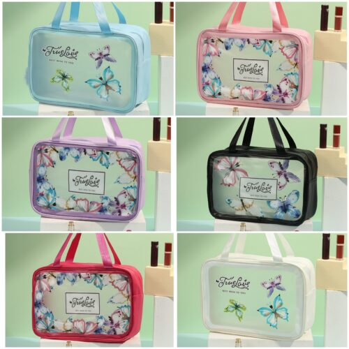 Stylish Butterfly Pattern Multipurpose Travel Wash Bag