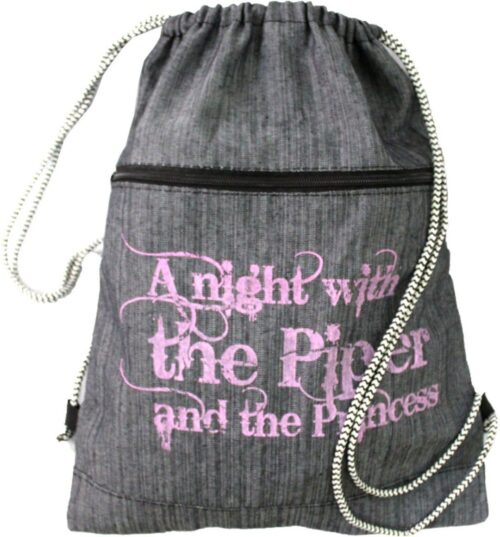 Linen Drawstring Backpack – Random Color