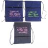Linen Drawstring Backpack – Random Color