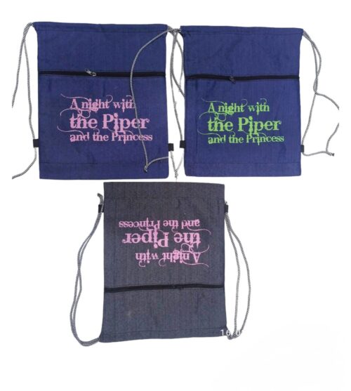 Linen Drawstring Backpack – Random Color