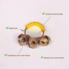 Brass Ghungroo Rings / Ghungroo Kadi / Clapping Ghungroo Rings for Pooja Aarti