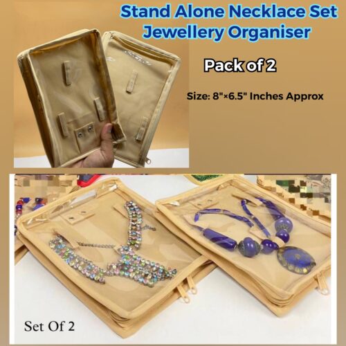 Stand Alone Necklace Set Jewellery Organiser  - Pack of 2