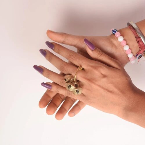 Brass Ghungroo Rings / Ghungroo Kadi / Clapping Ghungroo Rings for Pooja Aarti