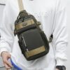Imported Mens Multi-Compartment Crossbody Chest Messenger Shoulder Bag