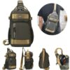 Imported Mens Multi-Compartment Crossbody Chest Messenger Shoulder Bag