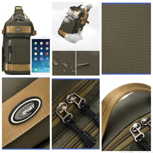Unisex Stylish Trendy Crossbody Chest Bag Sling Backpack