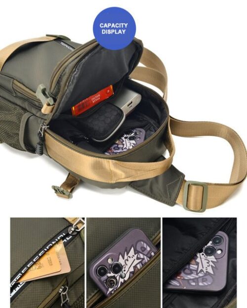 Unisex Stylish Trendy Crossbody Chest Bag Sling Backpack