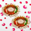 Kaudi Shells Tealight Holders – Set of 2