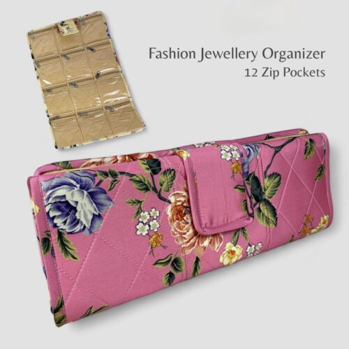 Fashion Jewellery Organiser with 12 Pockets