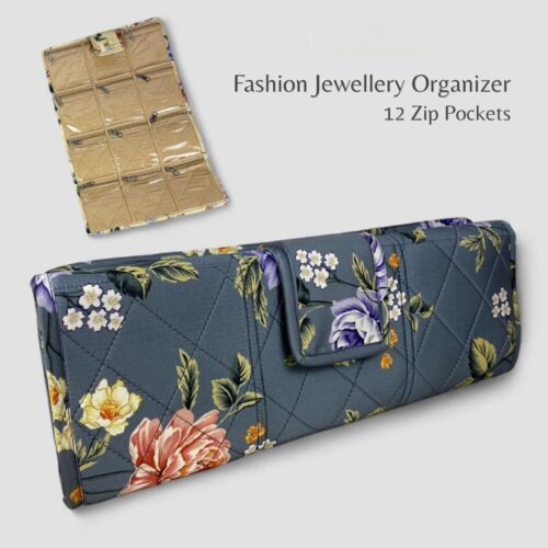Fashion Jewellery Organiser with 12 Pockets