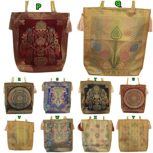 Alternative view of Banarasi Handbag - 10" x 10" Inches