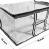 Heavy Quality Transparent Storage Organiser/ Saree Box Cover