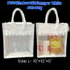 PVC Window Gift Hamper White Jute Bag