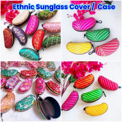 Ethnic Sunglass Cover / Goggle Case / Sunglass Case / Spectacle Cover / Eyewear Organizer