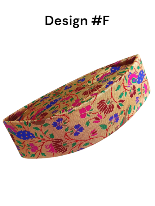 Traditional Paithani Topi / Ethnic Brocade Cap