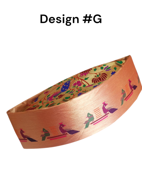 Traditional Paithani Topi / Ethnic Brocade Cap