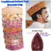 Traditional Paithani Topi / Ethnic Brocade Cap
