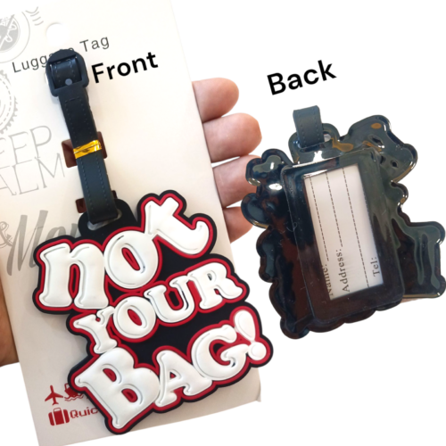 Silicone Luggage Tag / Bag Tag / Badge