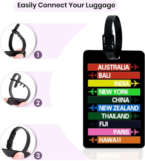 Silicone Luggage Tag / Bag Tag / Badge