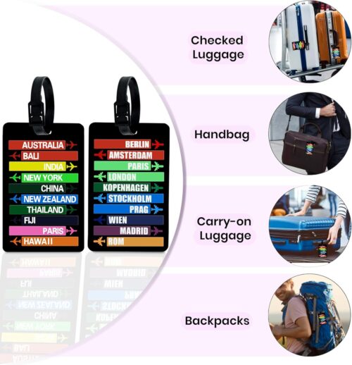 Silicone Luggage Tag / Bag Tag / Badge