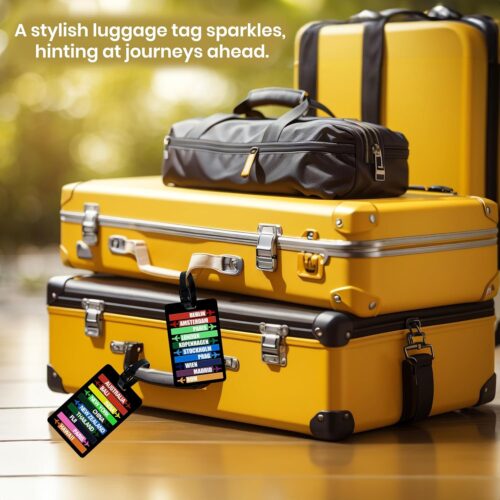 Silicone Luggage Tag / Bag Tag / Badge