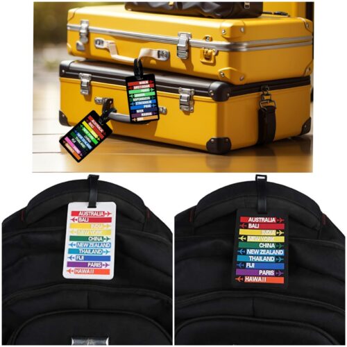 Silicone Luggage Tag / Bag Tag / Badge