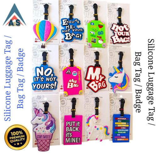 Silicone Luggage Tag / Bag Tag / Badge