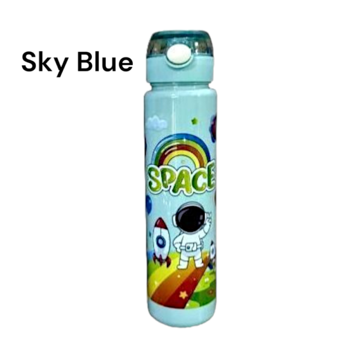 Space Theme Kids Sipper Water Bottle