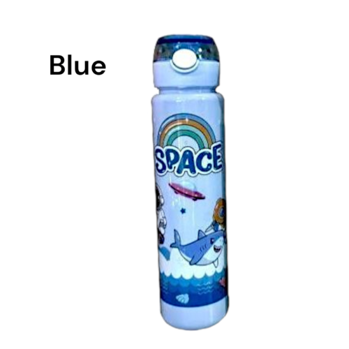 Space Theme Kids Sipper Water Bottle