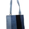Multi-Stripes Denim Handbag