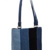 Multi-Stripes Denim Handbag
