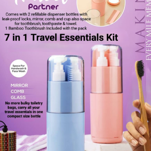 7 in 1 Travel Essentials Kit / Travel Partner
